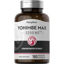 Piping Rock Yohimbe Kosttilskudd for menn 180 Kapsler | Max Konsentrert Ekstrakt | med Pausinystalia Yohimbe | Ikke-GMO, Glutenfri Supplement