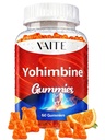 VAITE Yohimbine HCl Gummy 15mg - Sukkerfri, ikke-GMO energi og utholdenhet støtte for menn og kvinner, antioksidanter, Yohimbe Bark ekstrakt, forbedre ytelse - Støtter energiproduksjon - 60 Gummies