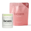 Beam Glow & Creatine Bundle, Hormon Balance, Energi og Muskel støtte for kvinner, hår, hud, negler, Hydration, Vegan, Ingen sukker, tredjepart testet