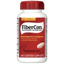 FiberCon Fiber Therapy Coated Caplets, Sikker, enkel og komfortabel Uoppløselig Fiber for Bobel Uregelmessighet, Komfortabel Tenåring Relief uten gass eller Bloating, 140 kapler