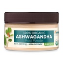 Himalaya Organic Ashwagandha pulver, 45 dagers forsyning - Herbal Adrenal Support for Stress Relief, Energi støtte og anledninger søvnløshet - USDA Økologisk, Ikke-GMO, Vegansk, Glutenfri, Flavorless 4 oz