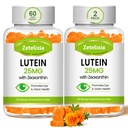 Lutein Gummies 25 mg - Øyevitaminer Lutein & Zeaxanthin Eye Helse Kosttilskudd for voksne,Sugar Free Eye Health Gummies Supplement - Support Vision, Macular,Blue Light Filtering (120 Count)