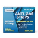 Anti Gass Relief 10 Strips | Mint Flavor Orale Oppløselig Anti Bloating Relief Strips | Rask gass Relief for voksne | Effektiv Bloating Relief for kvinner | Simetikon Anti Bleating for kvinner