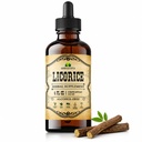 HERBALICIOUS Licorise Root Extract (Glycyrhiza glabra) – organisk flytende urteekstrakt, 4 fl oz – Vegan, ikke-GMO, Glutenfri