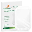 Transparent Film Dressing 6'' x 8'', 10 Packs Waterproof Adhesive Patch Breathable Wound Cover Bandage, Comfortable Clear Bandages for Tattoo Aftercare Swimming Shower IV Shield