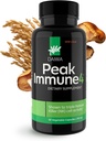 Daiwa PeakImmune4® – immunstøttetilskudd for voksne med ris Bran Arabinoxylan forbindelse (RBAC) og enzym fra Shiitake Mushroom – 50 kapsler