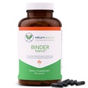 Binder blanding - Toxin Binder Supplement, Detox Kapsler for en sunn Gut - 180 kapsler - 90 serveringer - 960mg Aktivert Charcoal & 480mg Økologisk Klorella - Bloating Relief - Bentonitt Clay