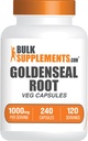 BulkSupplements.com GoldenSeal Root Capsules - Herbal Supplement, Opprinnelig fra Golden Seal Root - Vegansk & Glutenfri, 1 Kapsel per servering, 240 Veg Kapsler (Pack of 1)