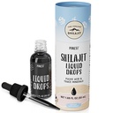 Pure Himalayan Shilajit® flytende dråper - den reneste formen av Shilajit, 99,9% Absorpsjon for immunstøtte, energiforsterkning, anti-aldring - naturlige spormineraler og fulvsyre (50ml)