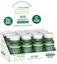 Chloroglow Klorofyll Shots – Økologisk plantebasert grønn Apple Drink For Immune Support & Body Cleanse – Naturlig Supplement (12 Pack)