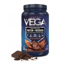Vega Sport Vegansk Protein pulver + Recovery - 30g Plant Basert Protein per Serving, Sjokolade, 19 Serveringer, 5g BCAA, Probiotika, NSF-sertifisert, For Skaker og Smoothies, 1,8lbs (Packaging May Vary)