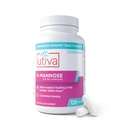 Szio+ Utiva D-Mannose 500 mg kapsler - naturlig Flush Bladder og urinveistrakt Tract UTI unngåelse – D Mannosetilskudd for kvinner - støtter urinveis infeksjonsbehandlinger, 120 kapsler