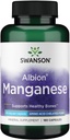 Swanson Albion Chelated Manganesisk Glycinate 40 Milligrams 180 Kapsler