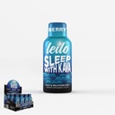 Sleep Shot w/Melatonin (3mg) & Kava, GABA, Magnesium, Flytende Supplement | Sukkerfri Berry Flavored, 2 Ounces, Pakke med 12