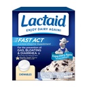 Lactaid Fast Act Laktose Intolerance Relief Chewables med naturlig Lactase Enzyme for å hindre gass, Bloating & diarré på grunn av Laktose følsomhet, On-the-Go, Vanilla Twist Flavor, 60 x 1 ct
