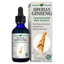 Sibirisk Ginseng Root Extract - organiske ingredienser og alkohol gratis - 2oz - Patentert kald Fulvic Mineral Water ekstrahert - Adaptogen - Immunstøtte for mennesker og kjæledyr