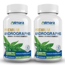 Palmara helse Premium Andrographis Paniculata Extract 2 pakke - 1200 mg (100mg Andrographolides) per servering, ikke-GMO, Vegan, Glutenfri