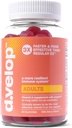 d.velop vitamin D Gummies for voksne - 1200 IU, 10 mg – høy potens vitamin D3 Gummies -immun støtte, bein og hjerte helse – 3X raskere og mer effektiv – ny formula, Wild Berry Flavor 60 greve