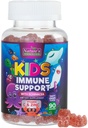 Barnas immunstøtte Supplement Gummier - Daglige Barn vitaminer C, Zink & Echinacea - Gummy for barn Immunitetsstøtte, Alder 4 og opp, Naturlige Berry Flavor, Ikke-GMO, Glutenfri og Vegan - 90 Gummier