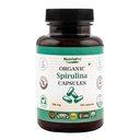 USDA Organic Spirulina Kapsler - 100% ren vegansk Supplement, ikke-GMO, Glutenfri, kjemisk-fri, (120)