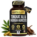 Jord Elixir Fadogia Agrestis & Tongkat Ali for menn og kvinner - Naturlig Testosteron Supplement for menn - laget i USA & 3. part testet - styrke, energi og vitalitet - Longjack - 3 måneders forsyning