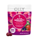 OLLY Immunitet Gummy, Immun Support, Elderbær, Sink, Vitamin C, Supplement, Berry - 90 Antall