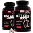 Force Factor Test X180 Boost, 2-Pack, Testosteron Booster og energi Supplement for menn, øke energi, øke utholdenhet, og forbedre vitalitet, med D-Aspartic Acid og Fenugreek, 240 tabletter