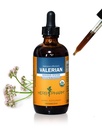 Urt Pharm Certified Organic Valerian Root Liquid Extract for avslapping og hvilefull søvn, organiske Cane alkohol, 4 Ounce