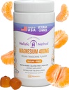 Magnesium Citrate Gummies - Sukkerfri, Vegansk og ikke-GMO for bedre søvn og avslapning - Ingen sukkeralkohol - Magnesium Supplement for voksne, tenåringer og barn - Tangerine - 240 Gummy