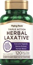 Piping Rock Herbal Laxative Capsules | 120 greve | Triple Action Supplement blanding med Cascara Sagrada og Senna Extract | Ikke-GMO, Glutenfri