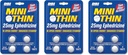 Mini Thin DBI Distribusjon Toveis Action 25mg Efedrizin - 4 Count Blister - 3 Pack
