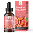 GSE Grapefrukt frø ekstrakt flytende - En Drop daglig - Super konsentrert Grape frø ekstrakt flytende dråper rik på Bioflavonoider og polyfenoler for Gut helse og immun støtte - 2OZ - 60 Services
