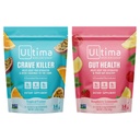 Ultima Replenisher Electrolyte Powder Drink Blande Bundle – Sukkerfri – Crave Killer og Gut Helse, 14 Stickpacks – 6 Elektrolytter og Mineraler – Keto Vennlig, Vegansk, Ikke-GMO