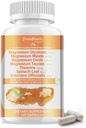 Magnesium Glycinate 500 mg per servering, med malat, taurat og oksyd, Magnesium Supplement for Muskel, Bein, Sleep og Digestion Support, 120 Vegan Kapsler, Ikke-GMO
