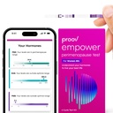 Proov - Empower Hormon Tracker hjemme - for kvinner 30-40+ - Forstå din hormonbalanse og perimenopause scenen - tiltak FSH, LH, estrogen og progesteron - 1 syklus test Kit