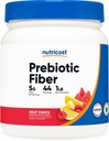 Nutricost Prebiotic Fiber Powder (1 LB, Fruit Punch) - Digestiv helse, Naturlig Fiber Supplement, Oppløselig Plant Fiber Blend