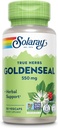 SOLARAY Goldenseal Root 550mg - Golden Seal Kapsler - Herbal Kosttilskudd for wellness Support - Ikke-GMO, Vegansk, Glutenfri, Lab Verifisert, 60-dagers pengene tilbake garanti, 50 Serveringer, 50 Vegkaps