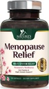 Menopause kosttilskudd for kvinner - Menopause Relief Support Probiotika med svart cohosh, naturlige støttetilskudd for milde varme blits og nattsweats & PH Balance Support Supplement - 120 kapsler