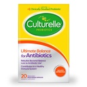 Culturelle Probiotika Ultimate Balance Probiotic for bruk med antibiotika - 20 greve - Probiotiske kapsler bidrar til å gjenopprette gode bakterier tapt under antibiotiske bruk og bidra til et sunn immunsystem