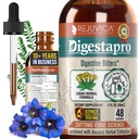 Rejuvica Health DigestaPro - Avansert Digestive Bitters Supplement - Flytende levering for bedre absorpsjon - Gentian, Artichoke, Burdock, Chanca Piedra, Ginger og mer!