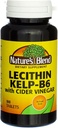 Naturens blanding Lecithin Kelp-B6 med Cider Vinegar 100 faner (Model: 079854600704)
