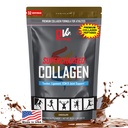 FysiVantage Supercharged Collage Peptides pulver - Hydrolysert kollagen for felles, Tendon, Ligament, & Hud Helse Support - Sjokolade, keto, paleo, 16oz | Forbedret med vitamin C, BCAA, Grass-Fed
