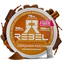 Rebel Nootropic Energy Koffein Pouches (Cinnamon Mocha) • 100mg Koffein • Alpha GPC • Huperzine A & Essential Vitaminer • Sukkerfri • Kokosfiberteknologi • 15 Pouches Per Can (pakke med 1)