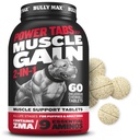 Bully Max 2-i-1 Muscle Builder Chewable Tabletter for valper og voksne hunder - Puppy & Hunde Vitaminer og kosttilskudd for muskel gevinst og vekst - Ultimate Canine Multivitaminer for alle avler og aldre - 60 Tabs