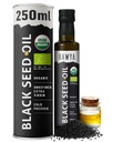 RAWYA Black Seed Oil - USDA Organic Certified - Cold Pressed - 8,4 Fl oz - Extra Jomfru - Tyrkisk Black Cumin Seed - Premium Nigella Sativa med Thymoquinone - Kalonji - Ikke-GMO, Glutenfri - Næringstilskudd - Ekstra sterk smak