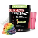 JYM Supplement Science Post JYM Active Matrix Rainbow Sherbet Amino Recovery pulver ren kreatin HCL, BCAA s, glutamin, karnitin, Betain, Taurin for styrke, Reparasjon, ytelse 30 Services