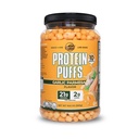 Twin Peaks Protein Puffs - (Garlic Parmesan), Keto Vennlig, Low Carb Snack (300g, 21g Protein, 2g Netto Carbs, Høyprotein, Sunn Crunchy Snack)