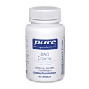 Rene innkapslinger DAO Enzyme - Histaminnedbryting Digestionsstøtte Supplement * - Ease Digestive Discomfort & hudfølsomhet* - Allergen-fri helsesupplement - 60 Kapsler