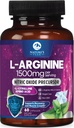 L-Arginine Complex - Ekstra styrke Nitric Oxid Booster Supplement - Premium energi blanding for naturlig hjerte helse og muskel støtte - Ikke-GMO, laget for menn og kvinner, flaske USA - 60 kapsler
