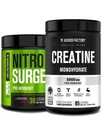 Jacked Factory Nitrosurge Pre-Workout i svart Cherry & Creatine Monohydrat for menn og kvinner